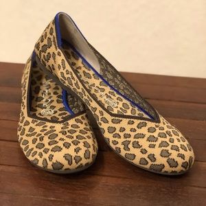 Rothy’s Spotted Leopard Print Flats size 8